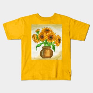 Bouquet of sunflowers Kids T-Shirt